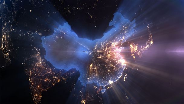 China from space
