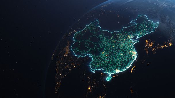 China from space